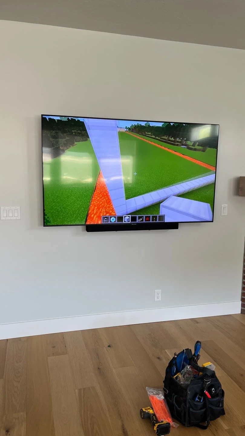 Multi-Room TV Mounting & Wire Concealment in Nampa, Idaho